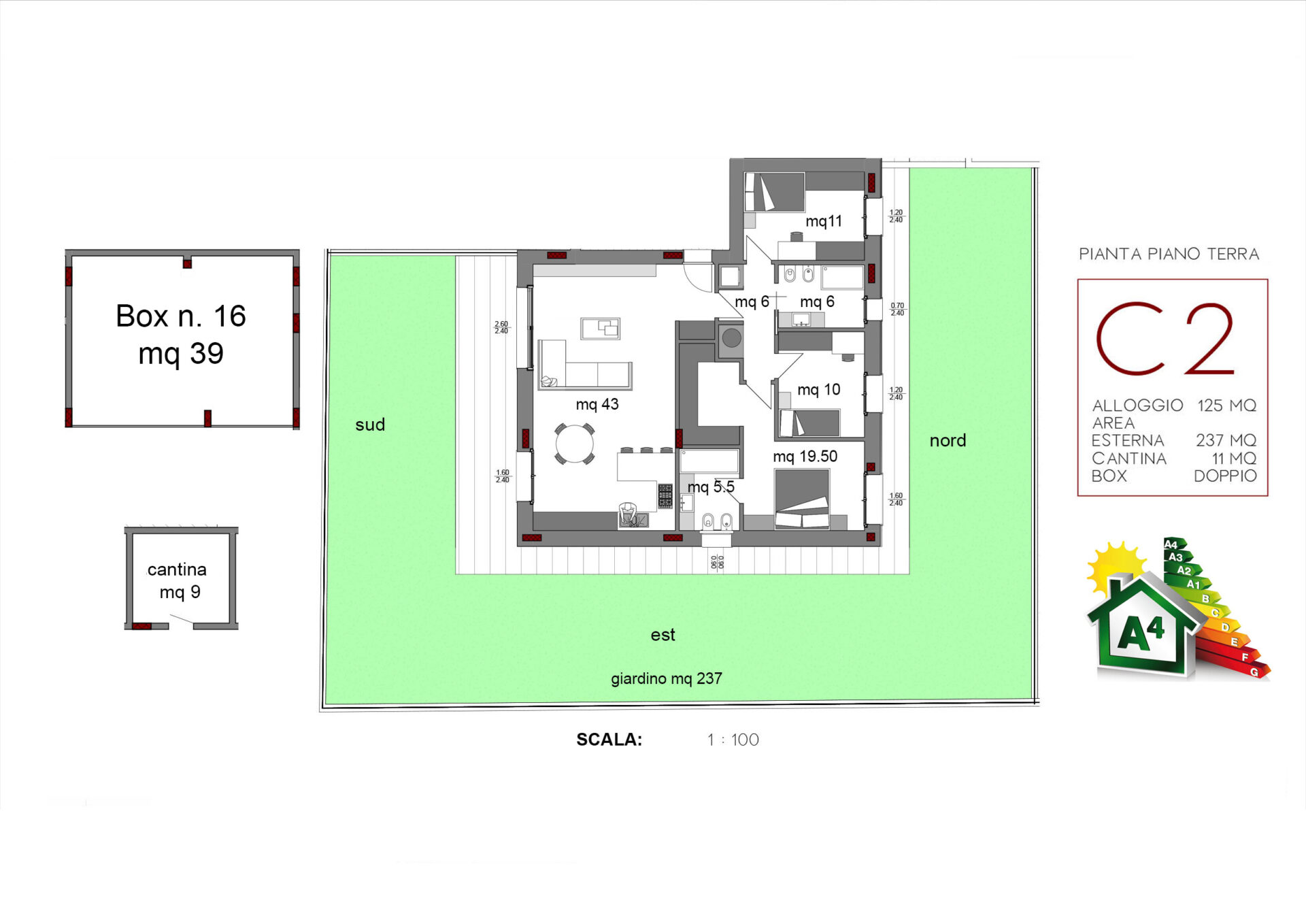 Bonate Sopra – Quadrilocale C2