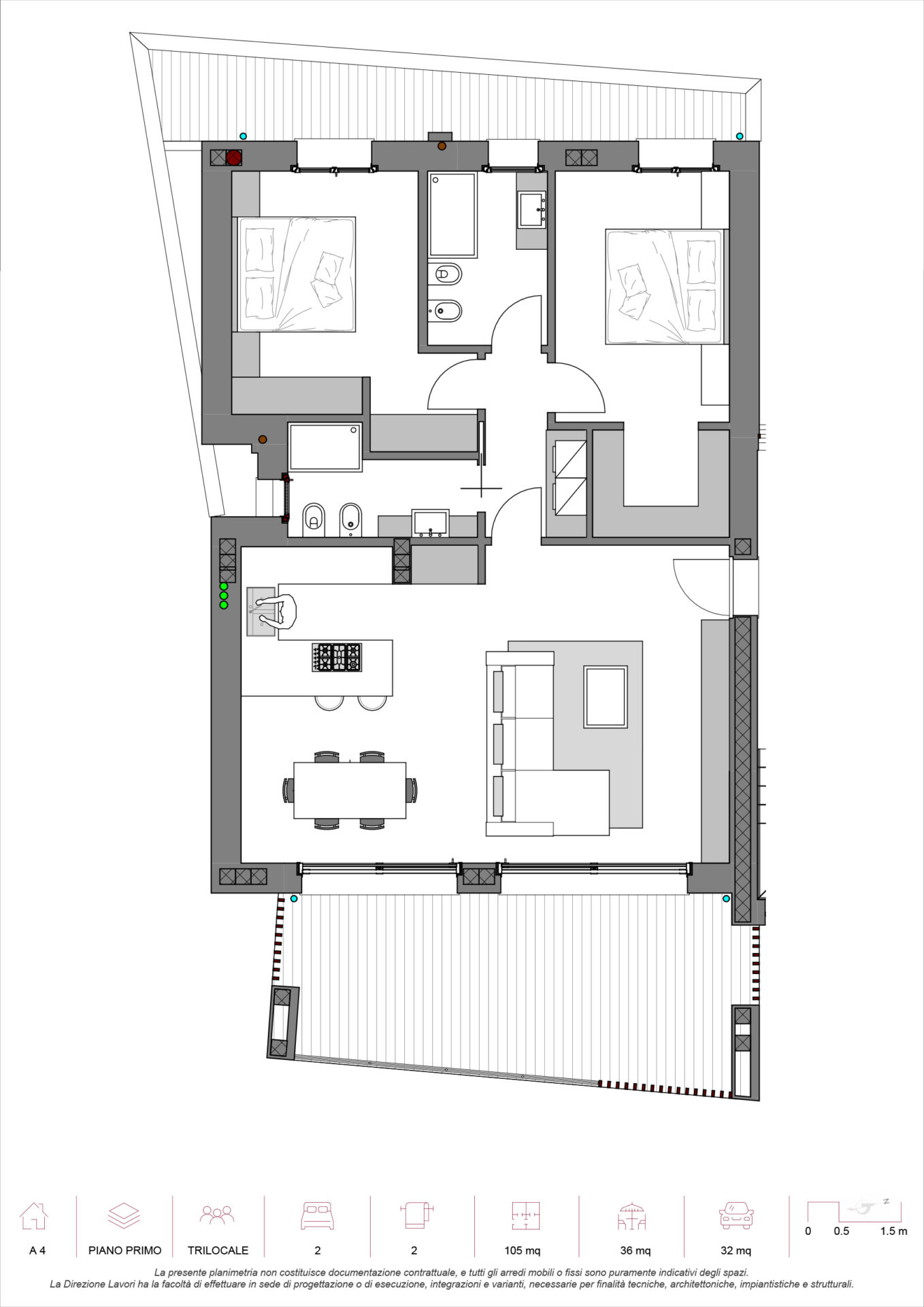 Alzano Lombardo – Trilocale A4
