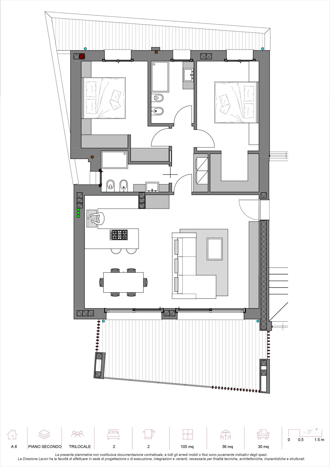 Alzano Lombardo – Trilocale A6