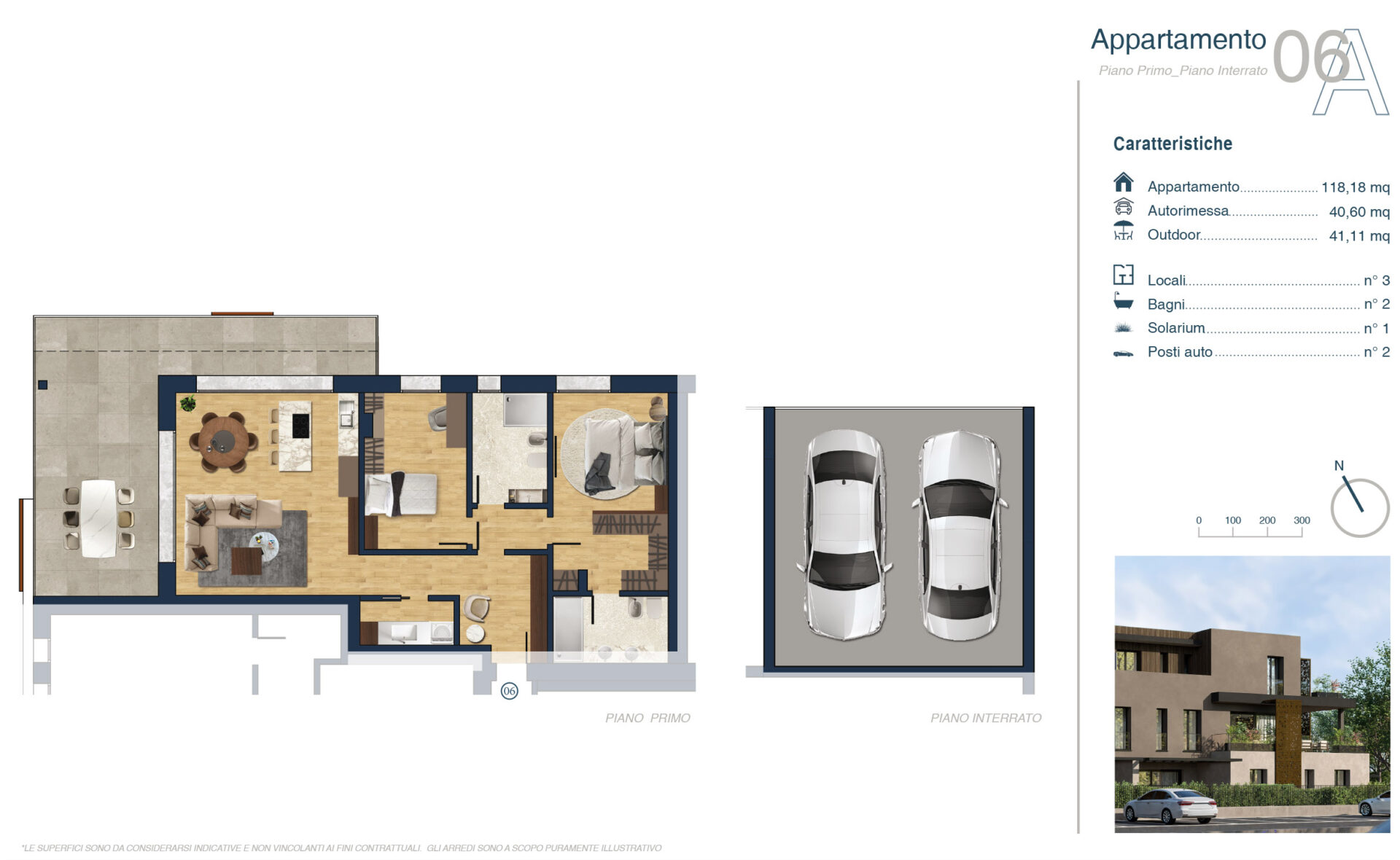 Treviolo – A6 Quadrilocale Piano Primo