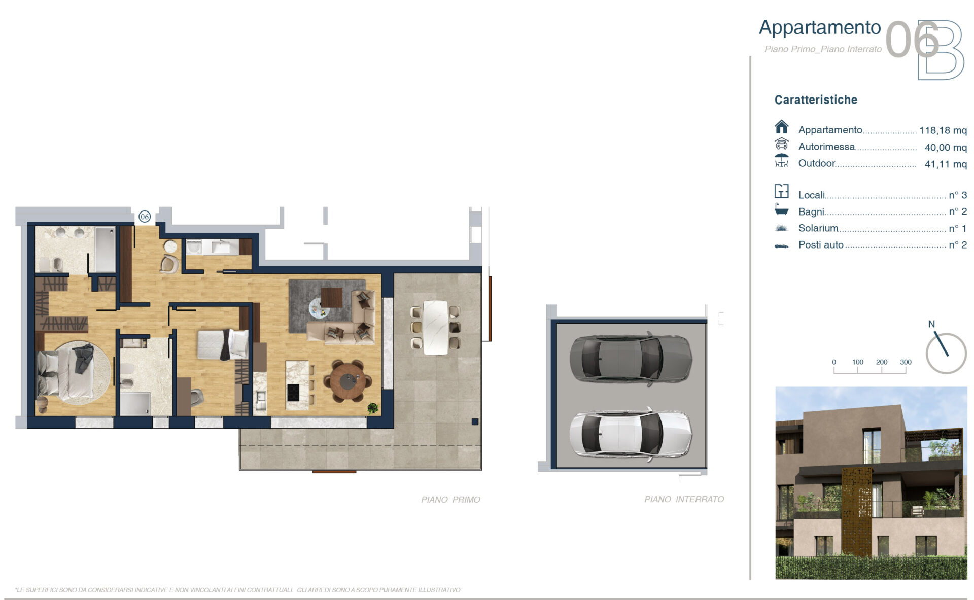 Treviolo – B6 Quadrilocale Piano Primo